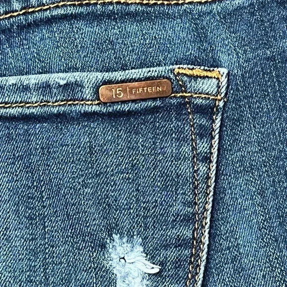 15 | Fifteen Sunset Skinny Distressed Jeans - Picture 9 of 12